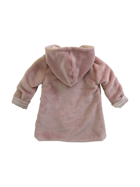 Babylon Kids Fur short Hooded Pink