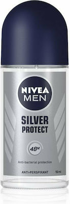 Nivea Men Silver Protect Anti-perspirant Αποσμητικό 48h σε Roll-On 50ml