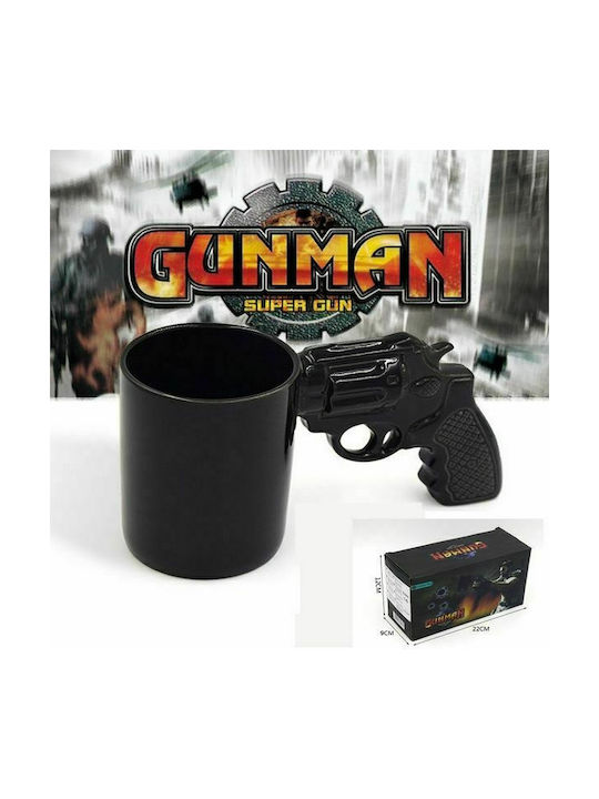 Pistol Mug Ceramic Black 500ml