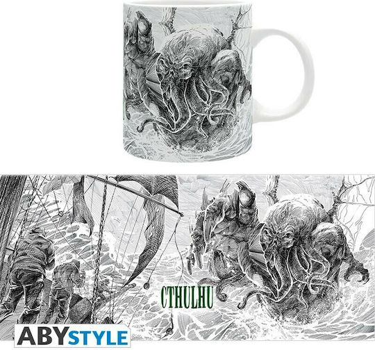 Abysse Cthulhu - Landscape Ceramic Grey Mug 320ml