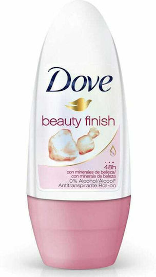 Dove Beauty Finish Enriched with Light Reflecting Minerals Αποσμητικό 24h σε Roll-On 50ml