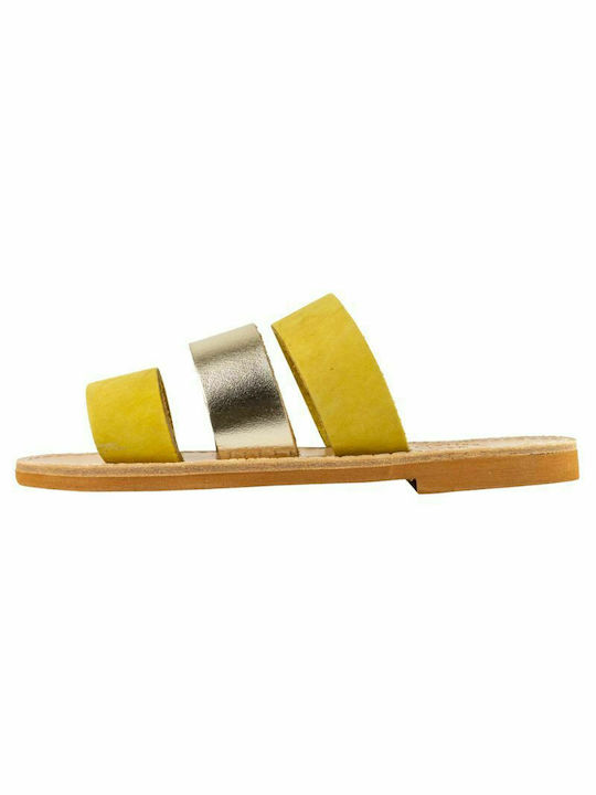 KOUROS LEDERSANDALEN-28-20-KITRIL GOLD