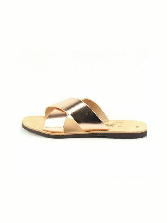 Dalis Leather-Leather Sandals-166-BRONZE