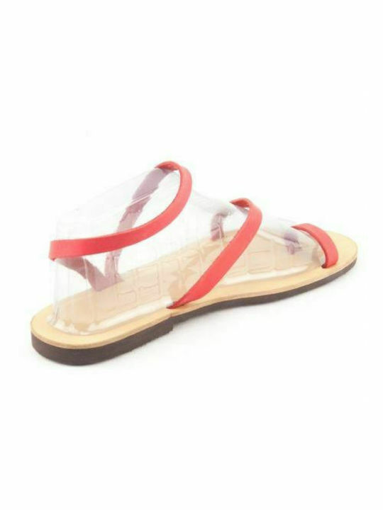 Sandale din piele Dalis Model 124X Coral