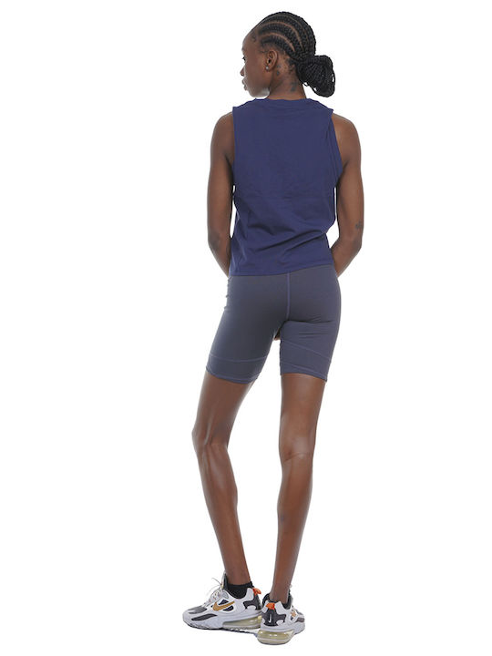 Women's Bike Training Legging Blue Grey