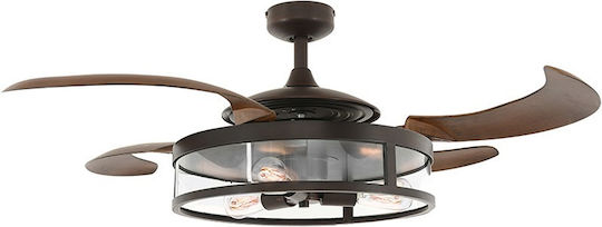 Fanaway Classic 80212927 212927 Ceiling Fan 122cm with Light Antique Black