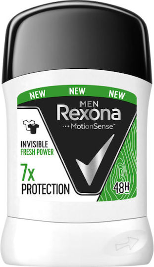 Rexona Men MotionSense Invisible Fresh Power 48h Deodorant Stick 50ml