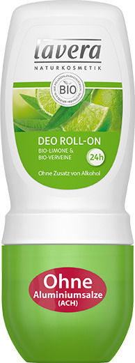 Lavera 24h Organic Lime Deodorant Natural Deodorant Roll-On Aluminium Free 50ml
