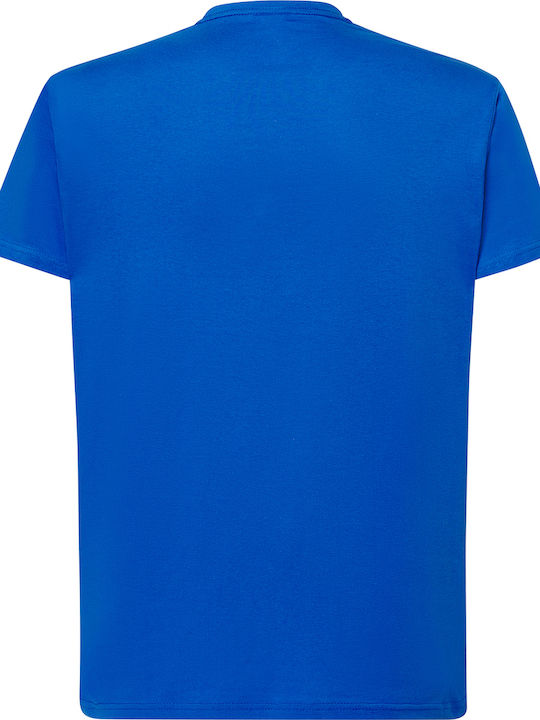 JHK Men's Short Sleeve Promotional T-Shirt Blue