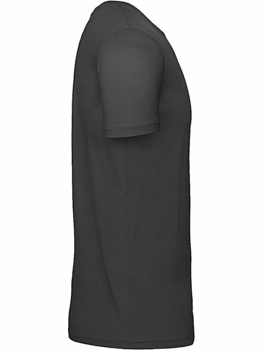 B&C E150 Мъжко Рекламна тениска Къс ръкав Black Pure
