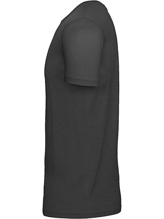 B&C E150 Мъжко Рекламна тениска Къс ръкав Black Pure