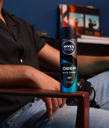 Nivea Men Deep Carbon Beat 48h Anti-perspirant Deodorant 48h Spray 150ml