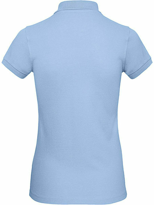 B&C Inspire Women's Short Sleeve Promotional Blouse Sky Blue PW440-410