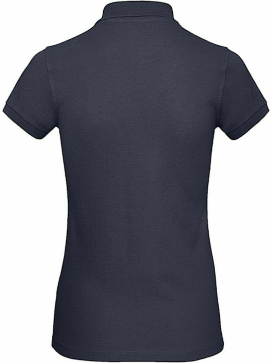 B&C Inspire Women's Short Sleeve Promotional Blouse Urban Navy