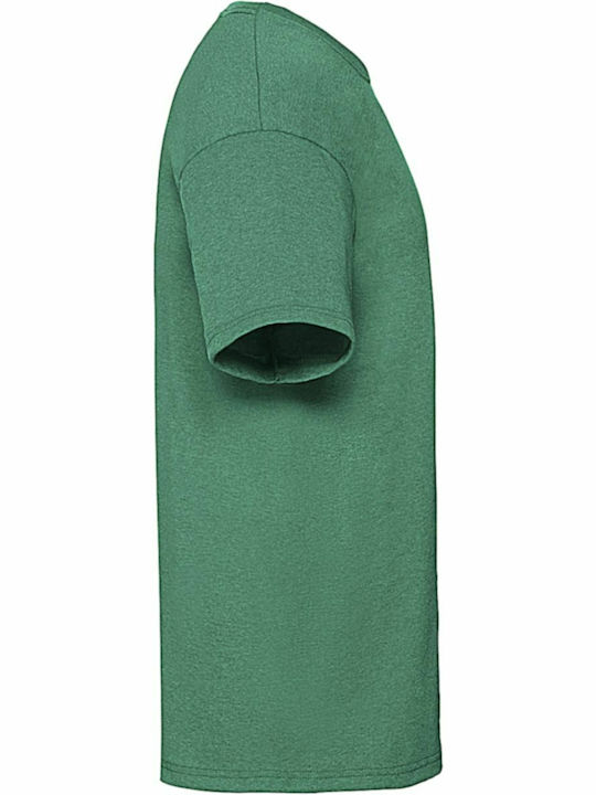 Fruit of the Loom Valueweight T Men's Promotional T-Shirt Short Sleeve Retro Heather Green