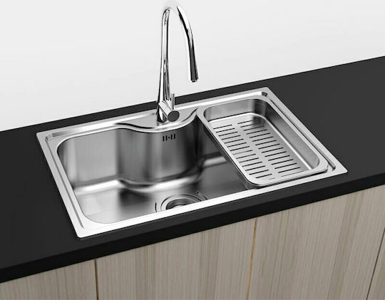 Karag BL 627 Ένθετος Inox Σατινέ Μ80xΠ50cm Ασημί Karag BL 627 Ένθετος Inox Σατινέ Μ80xΠ50cm Ασημί