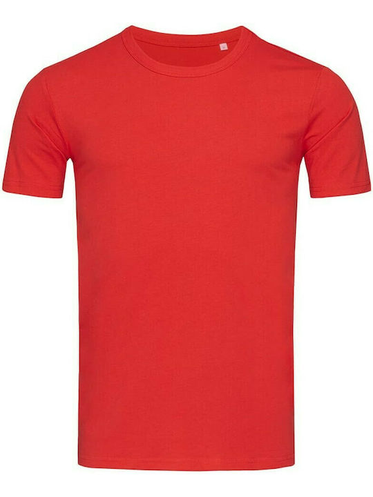 Stedman Morgan Men's Short Sleeve Promotional T-Shirt Crimson Red