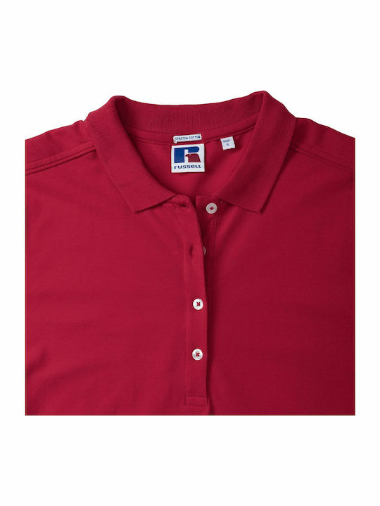 Russell Europe Γυναικείο Διαφημιστικό T-shirt Κοντομάνικο Classic Red