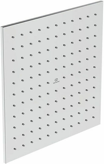 Ideal Standard Idealrain Τετράγωνη Κεφαλή Ντουζ 30x30cm Silver
