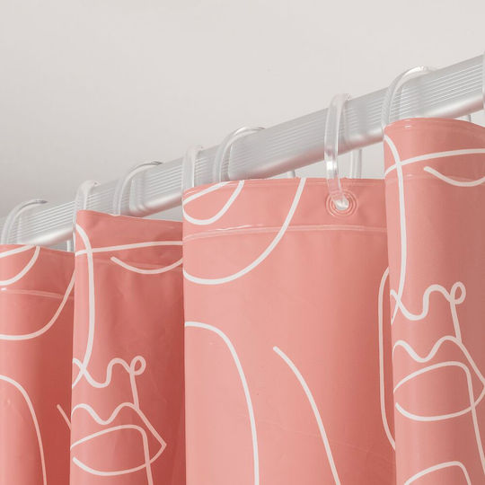Sealskin Mind Duschvorhang 180x200cm Pink