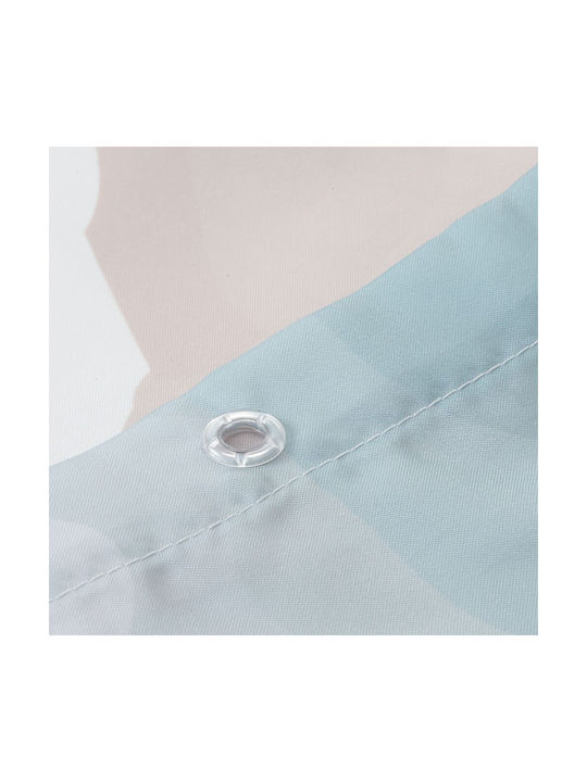 Sealskin Earth Fabric Shower Curtain 180x200cm Green