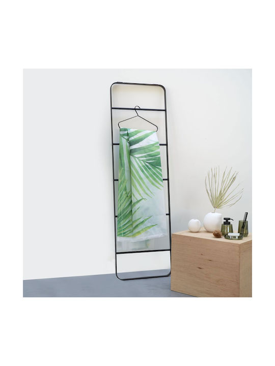 Sealskin Leaves Κουρτίνα Μπάνιου 180x200 cm Πράσινη