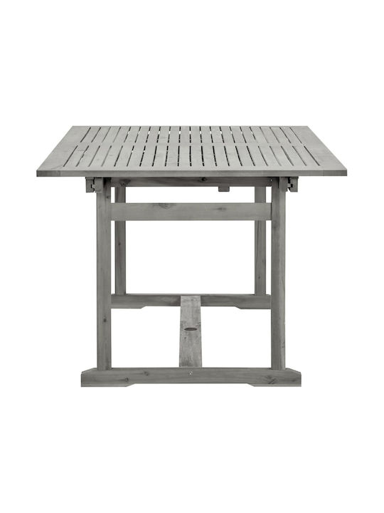 Tisch Ausziehbar Gray 150x100x75cm