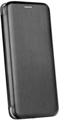 Forcell Elegance Synthetic Leather Book Black (Galaxy S22 Ultra 5G)