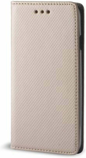 Smart Magnet Book Δερματίνης Χρυσό (Redmi Note 9T)