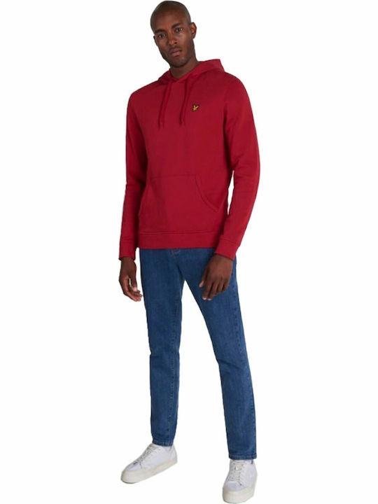 Sweatshirt mit Kapuze Rot