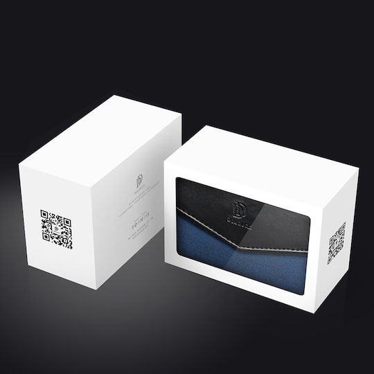 Dux Ducis Mix Series Θήκη Δερματίνης με Γάντζο σε Μπλε χρώμα για Apple AirPods 3