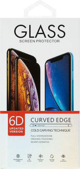 5D Full Glue Full Face Tempered Glass Μαύρο (iPhone 12 Pro)