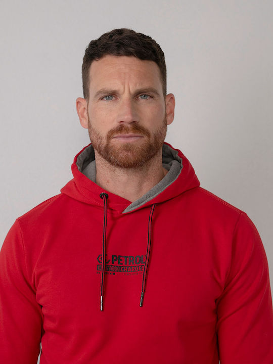 Sweatshirt with Hood Red