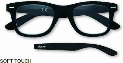 Zippo Unisex Γυαλιά Πρεσβυωπίας +2.00 σε Μαύρο χρώμα 31Z-PR65-200