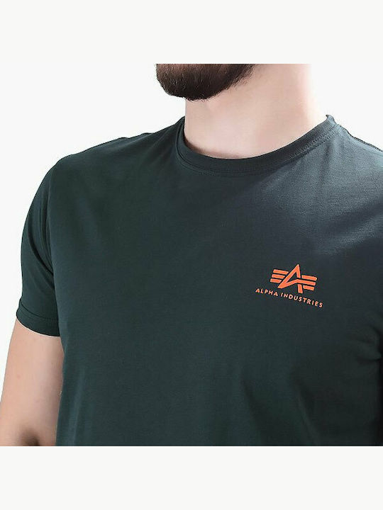 Basic T-shirt Πετρόλ