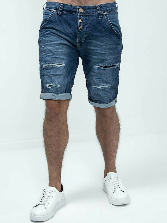 Senior 305 Men's Shorts Jeans Blue