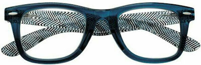 Zippo Damen Lesebrille +2.50 in Blau Farbe 31Z-B16-BLUE250