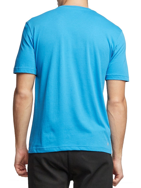 Lacoste Ανδρικό T-shirt Μπλε Μονόχρωμο