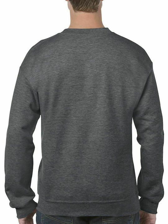 Gildan 18000 Men's Long Sleeve Promotional Sweatshirt Dark Heather