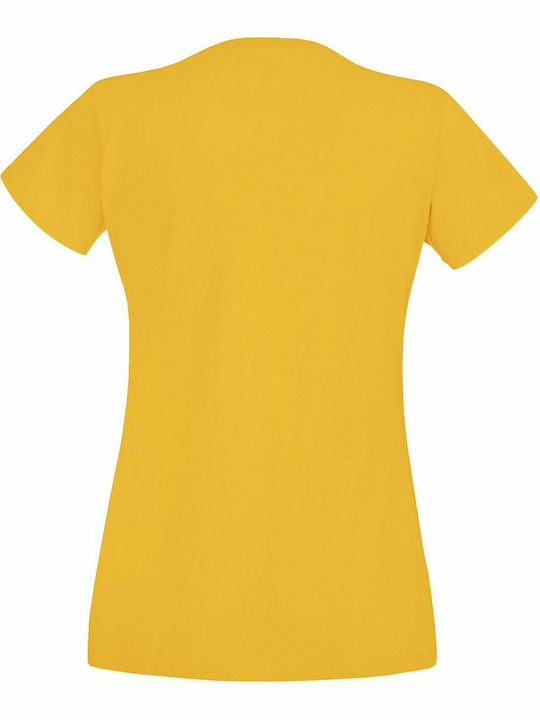 Fruit of the Loom Ladies Original T Femeiesc Floarea-soarelui