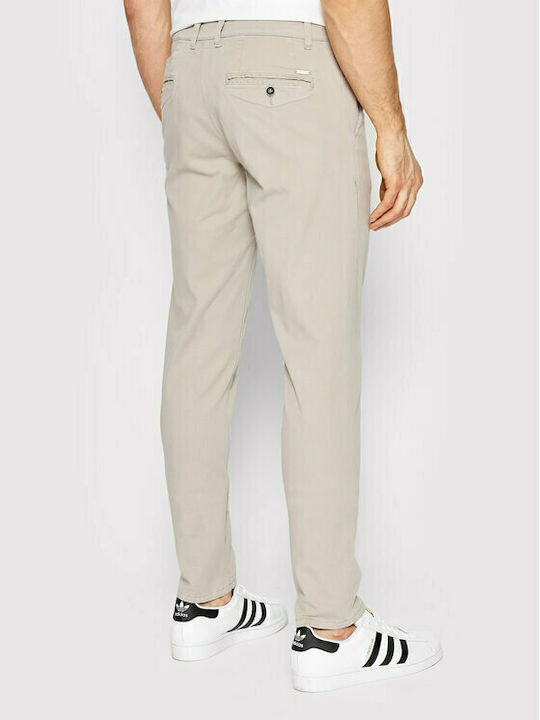 Jack & Jones Men's Trousers Chino Elastic in Slim Fit Beige