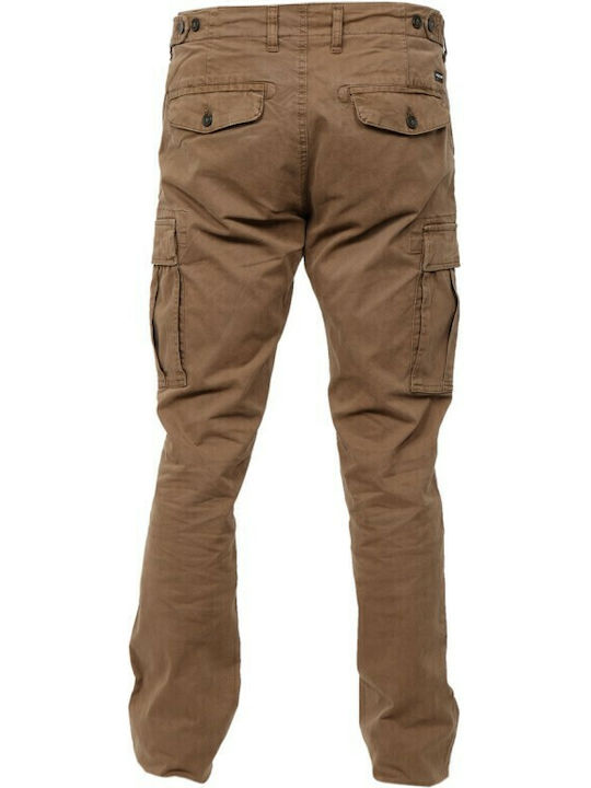 Trousers Cargo Elastic in Regular Fit tobacco