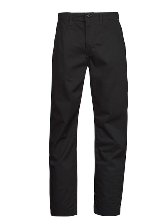 Authentic Trousers Chino Elastic in Relaxed Fit Black