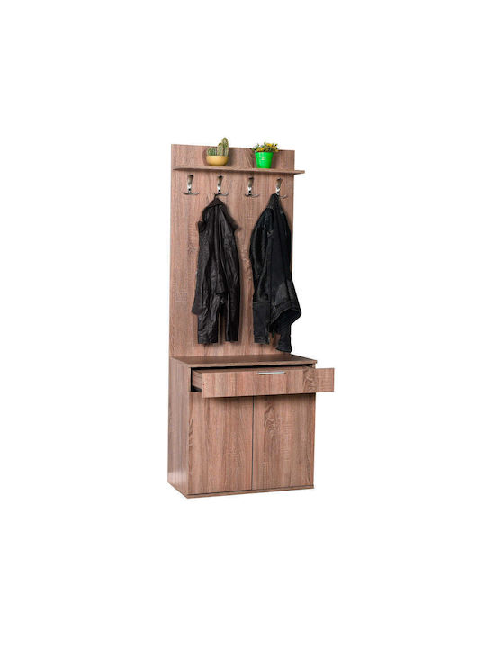 Hallway Möbel mit Kleiderständer & Schuhschrank Latte 73x36x187cm