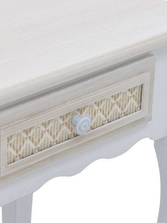 Конзолна маса Естествено бежово / мента Д80xШ40xВ75cm