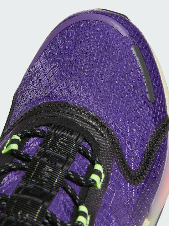 Nmd_V3 Мъжки Сникърси Активно Лилаво / Основно Черно / Сигнално Зелено