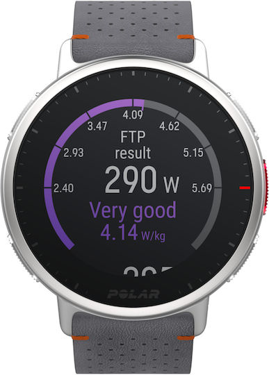 Polar Vantage V2 Shift Edition Aluminium 47mm Αδιάβροχο Smartwatch με Παλμογράφο (Γκρι)