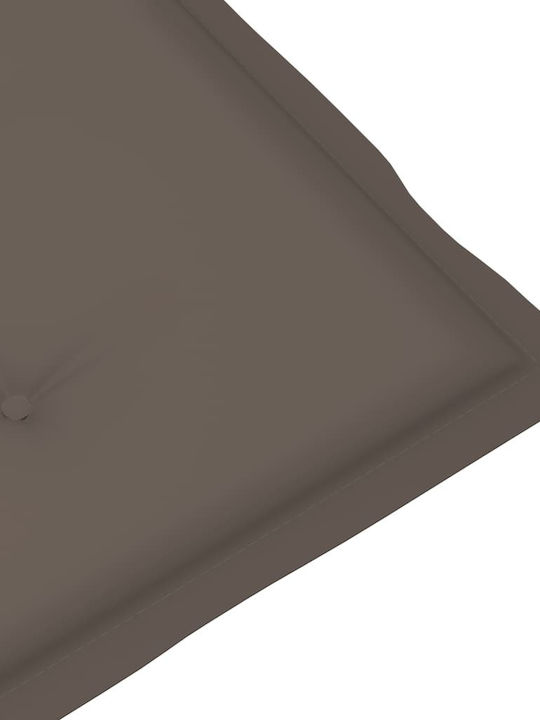 Schaukelstuhl Bamboo Coffee mit Kissen 66x86x105εκ.