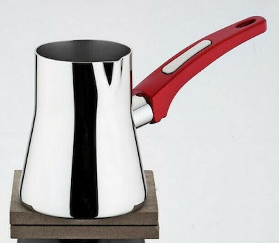 Hascevher Coffee Pot made of Stainless Steel Yaprak No 3 in Silver Color 330ml ISF00301003