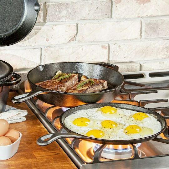 Lodge Комплект съдове за готвене от чугун Черни 5 бр
